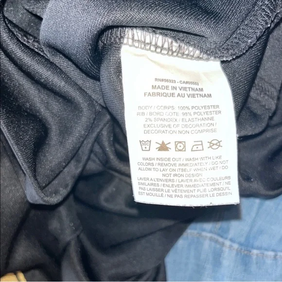 Nike Black Sweater with Gold Accents - Picture 3 of 3